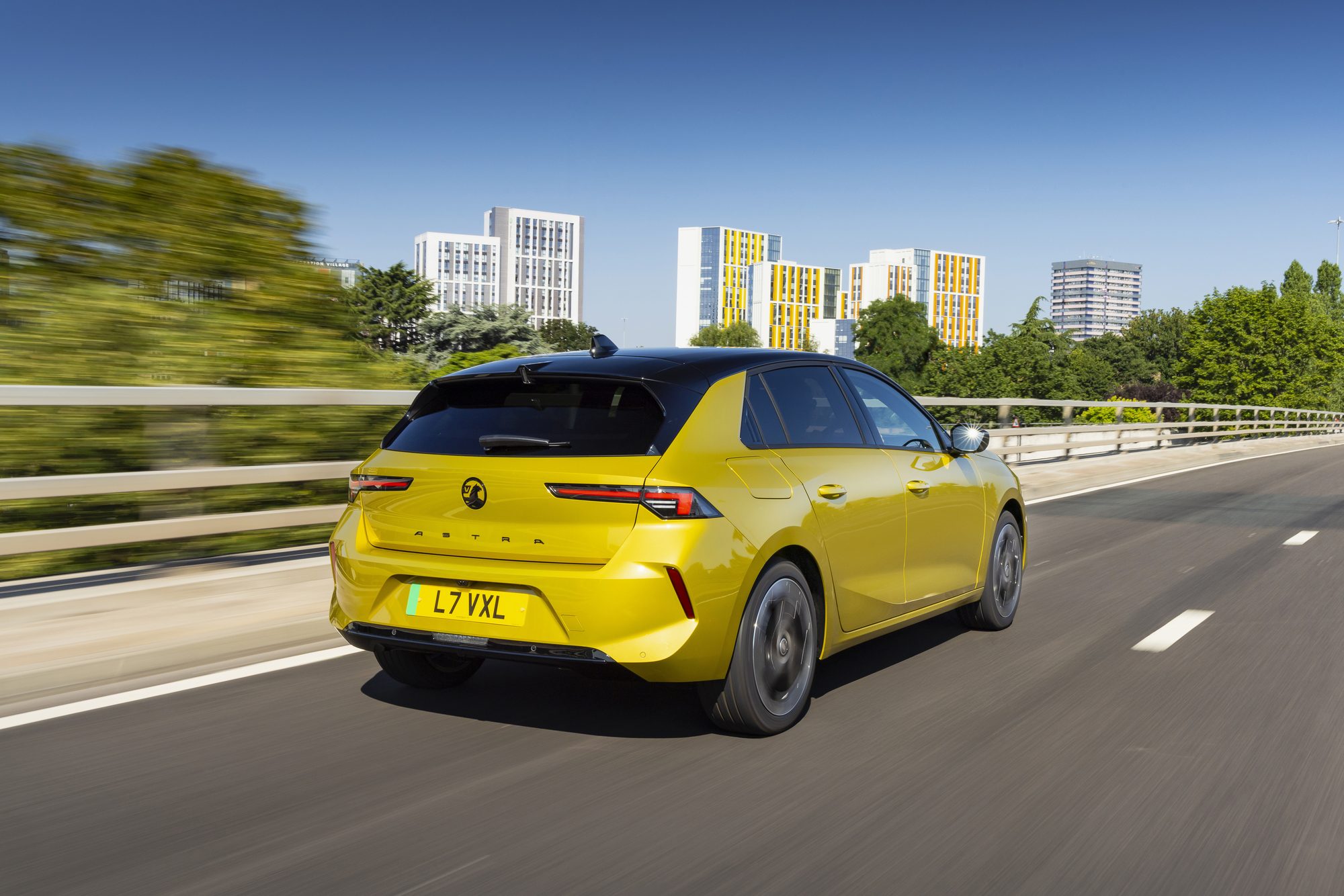Astra Electric, from behind