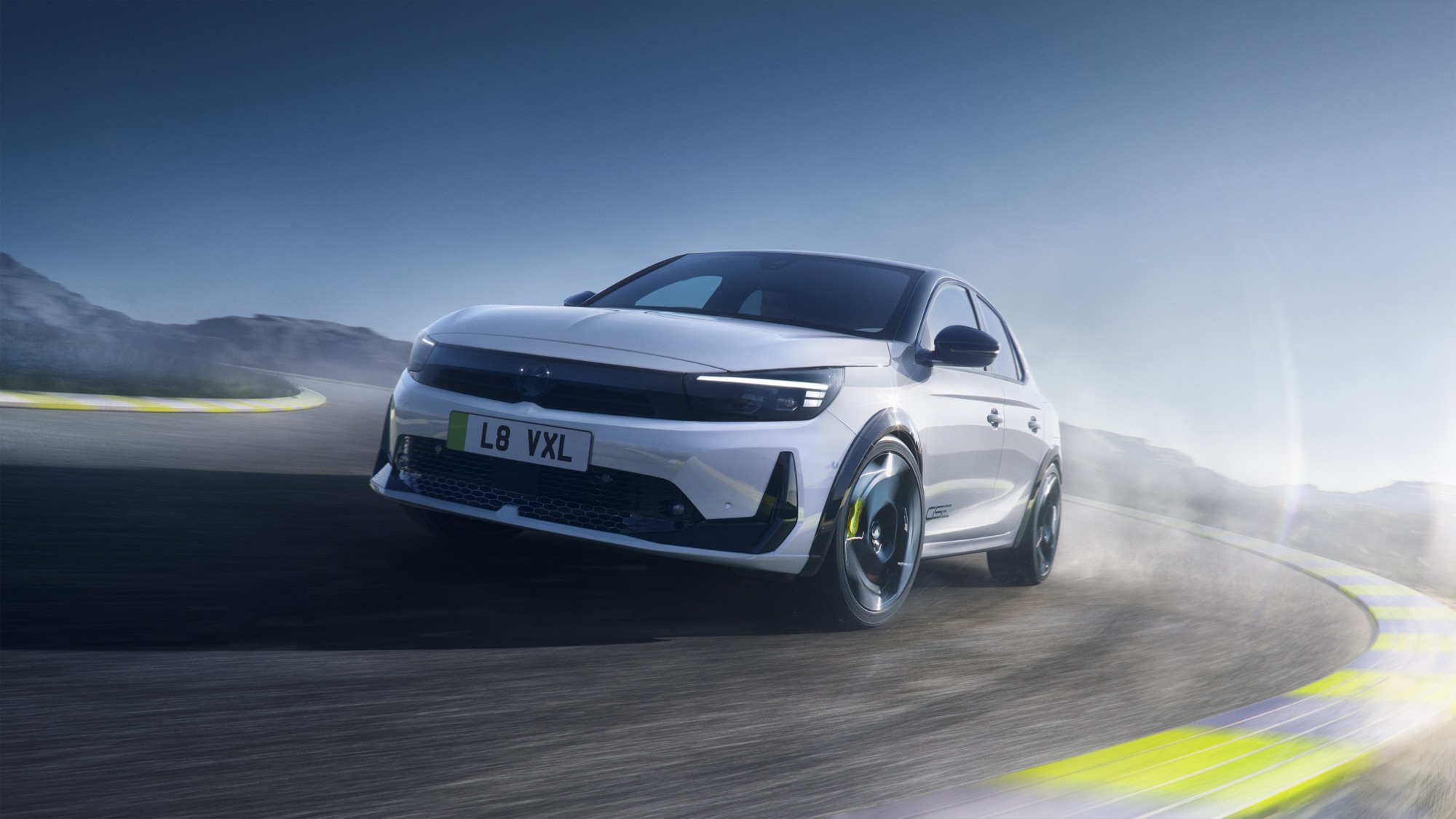 A render of the Corsa GSE in Contour White