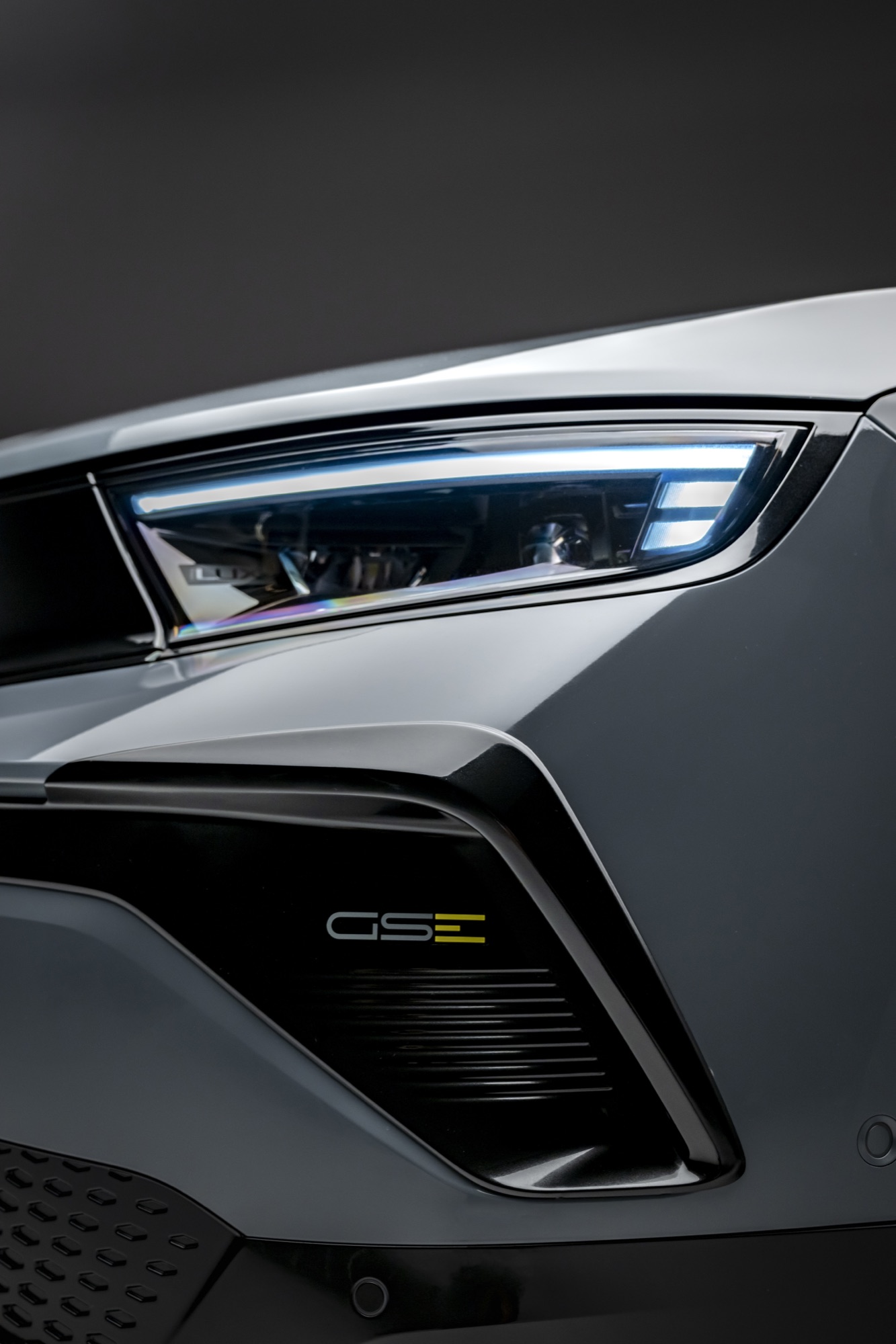 The GSE front bumper and Intelli-Lux headlights