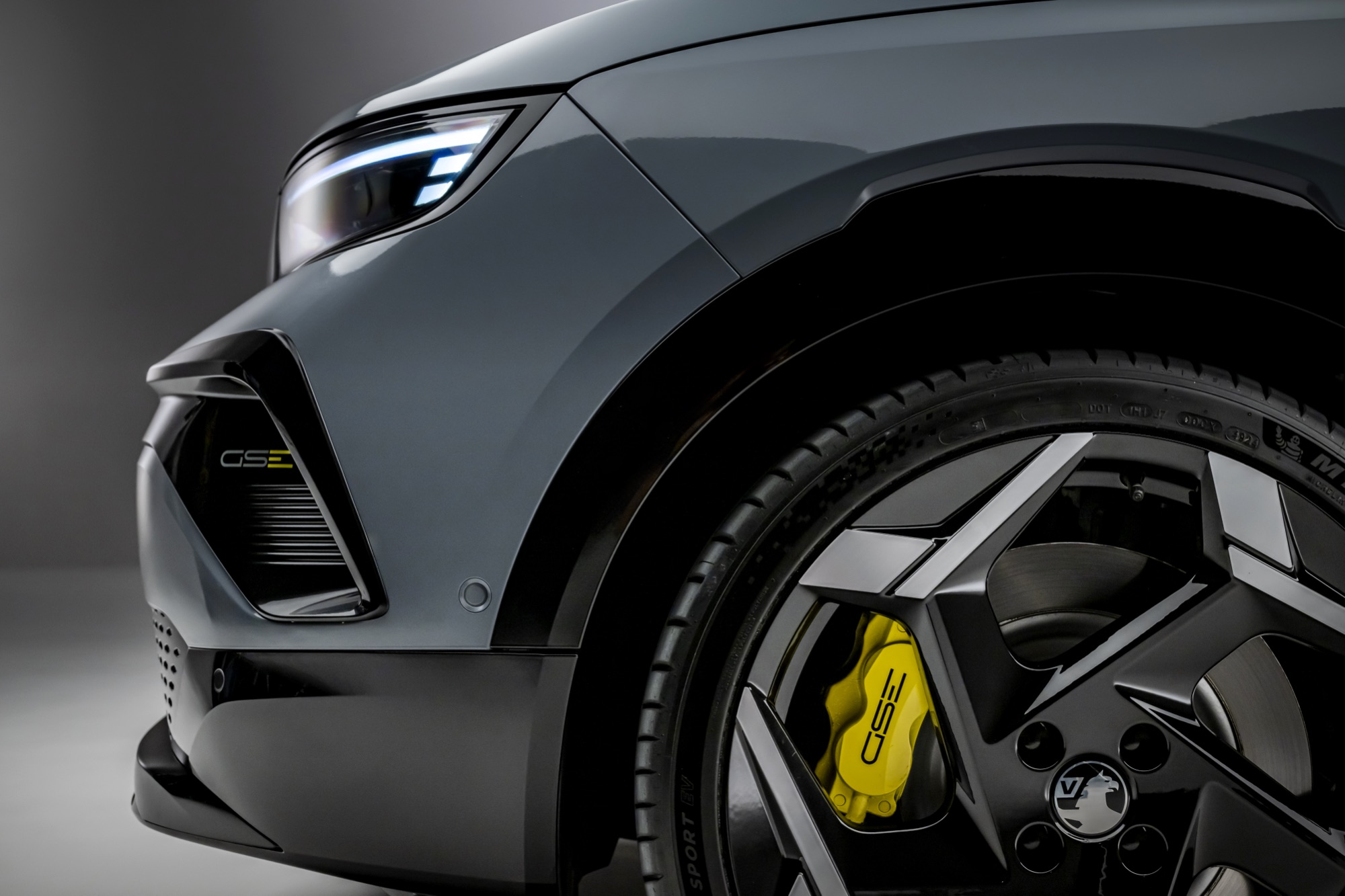 The front wing and wheel