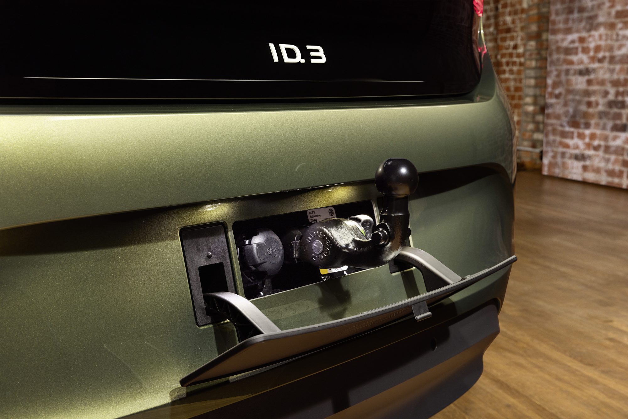 The ID.3's charging port