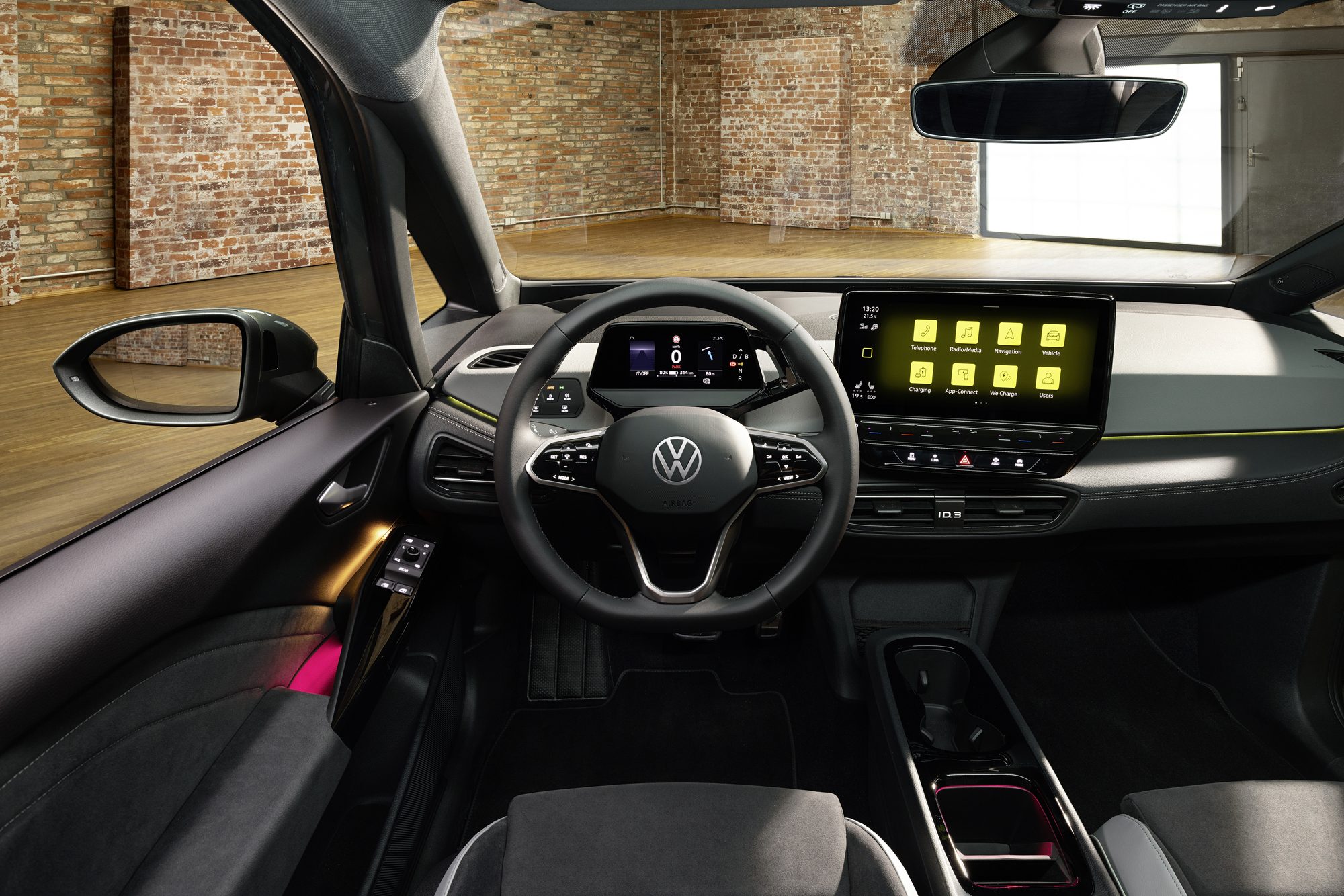 The ID.3's dashboard