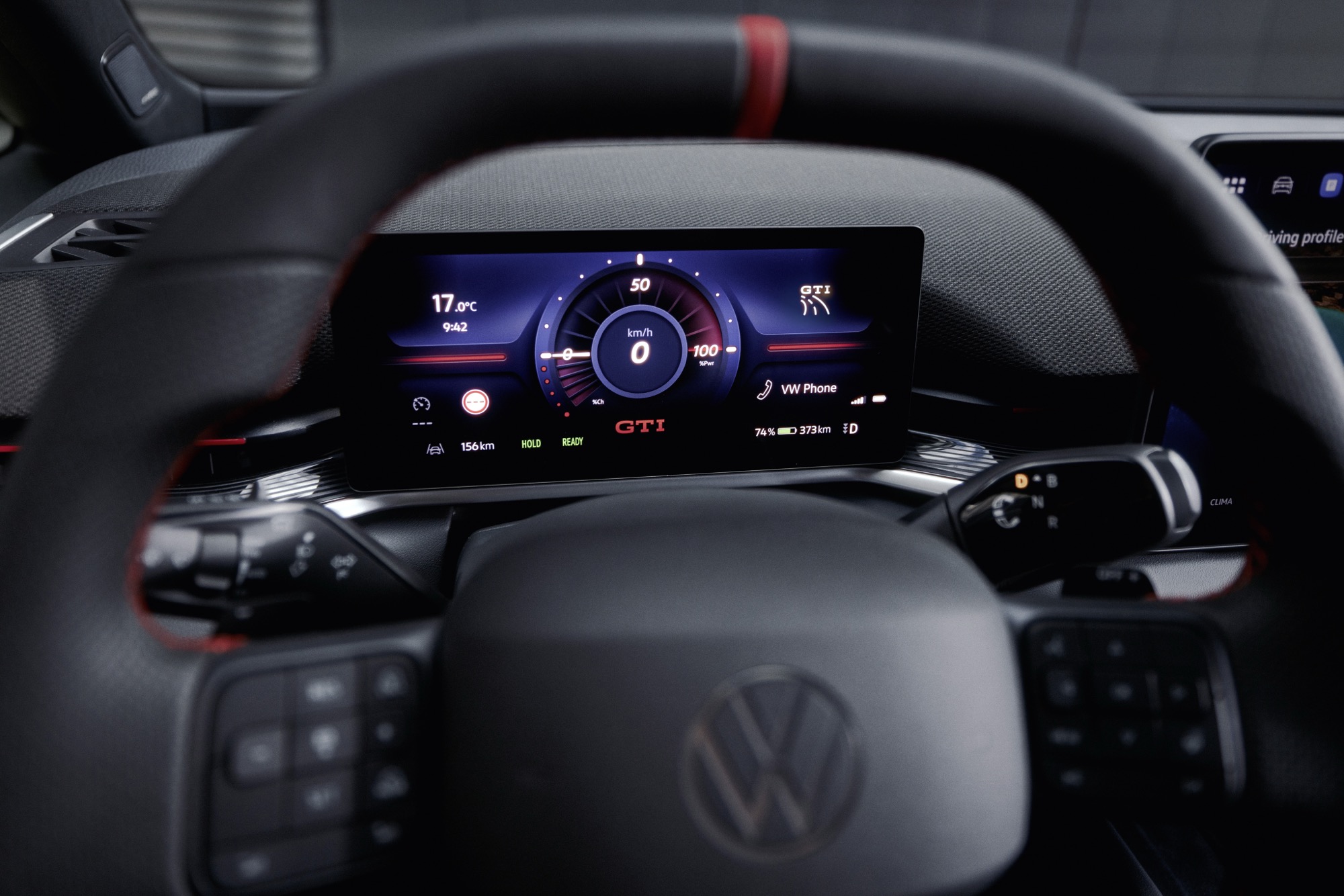 The Digital Cockpit in GTI mode