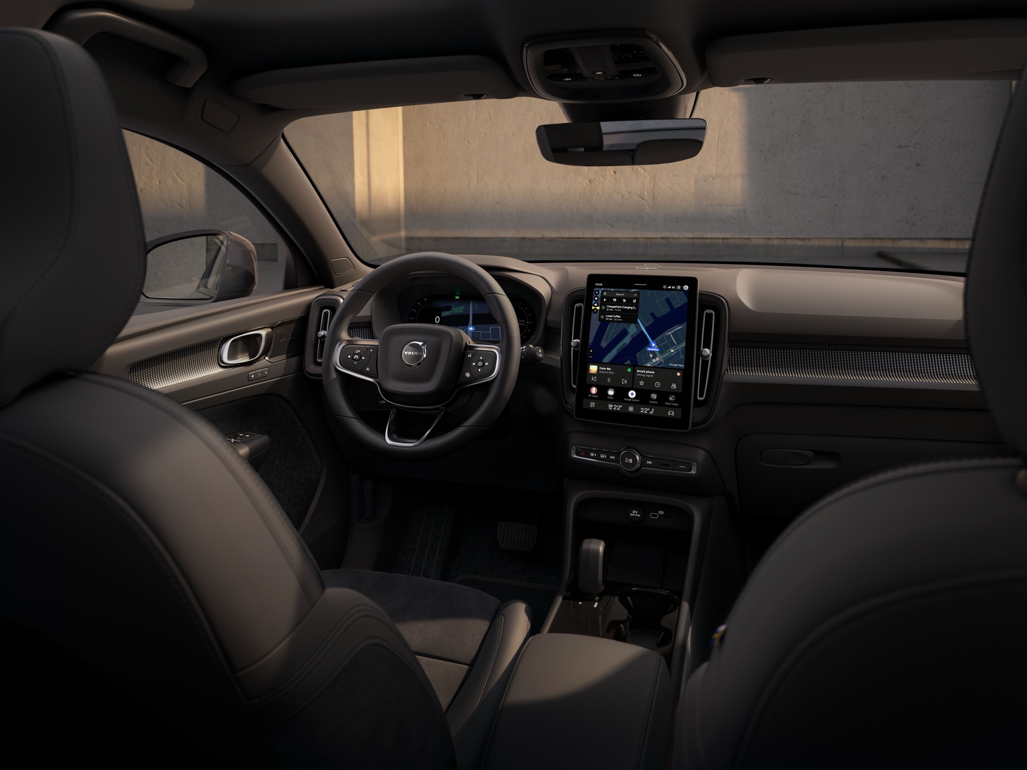 Inside the 2027 EC40, with the new 11.2 inch screen