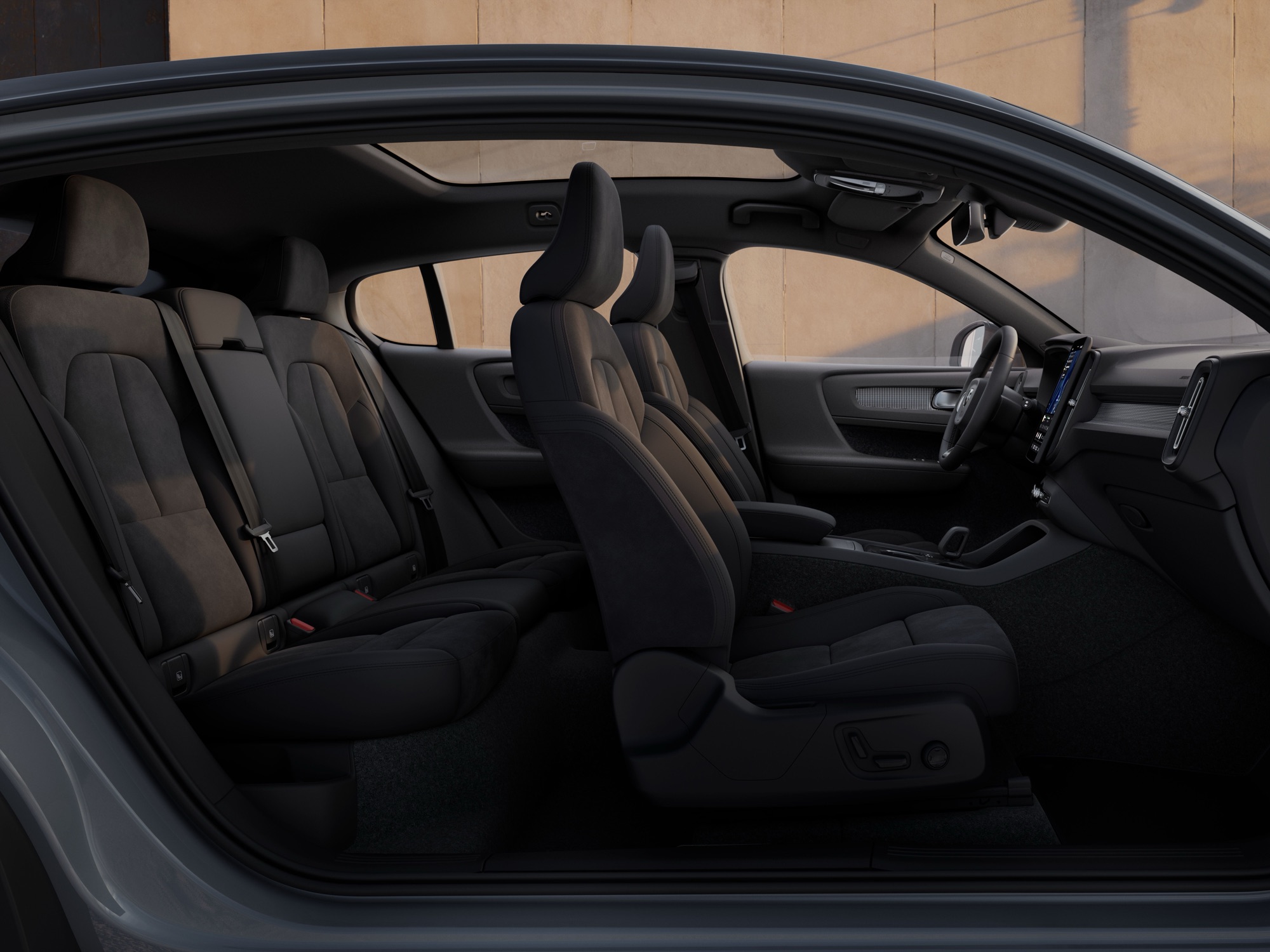 The 2027 EC40's front and back seats