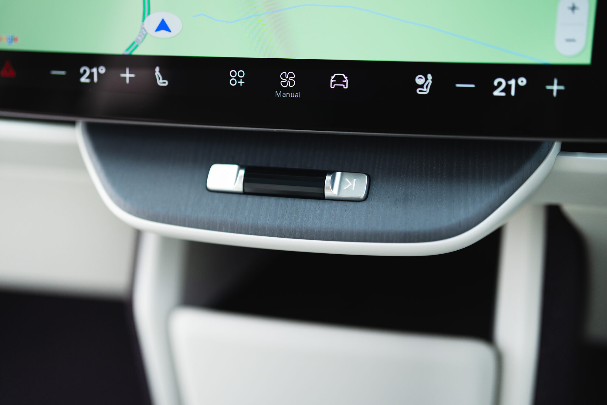 The EX60's centre console