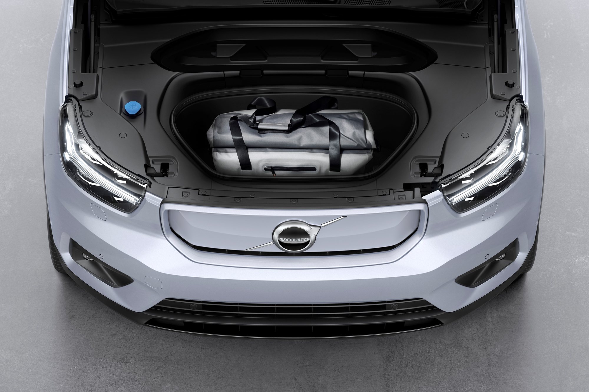 The XC40 Recharge's front boot